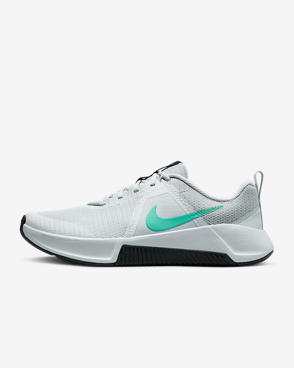 Nike MC Trainer 3 Men's Workout Shoes - Pure Platinum/Black/Washed Teal
