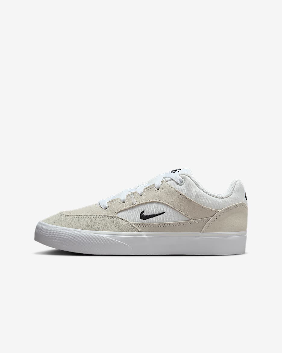 Scarpa da skateboard Nike SB Malor – Ragazzo/a - Bianco/Summit White/Gum Light Brown/Nero
