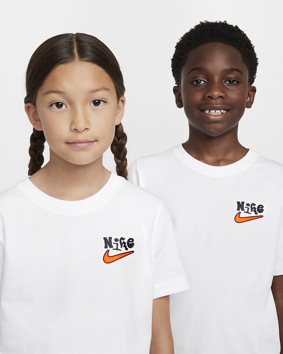 Nike Sportswear Big Kids' T-Shirt - White