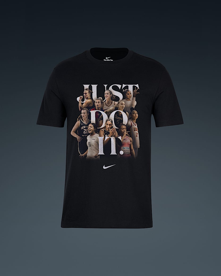 Nike "So Win" Just Do It Adult T-Shirt - Black