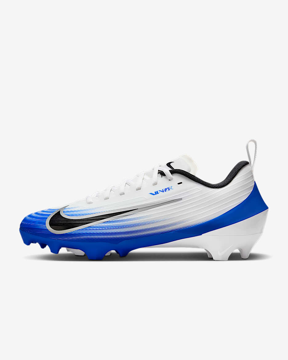 Tacos de fútbol americano Nike Vapor Speed 3 - Blanco/Azul carrera/Negro