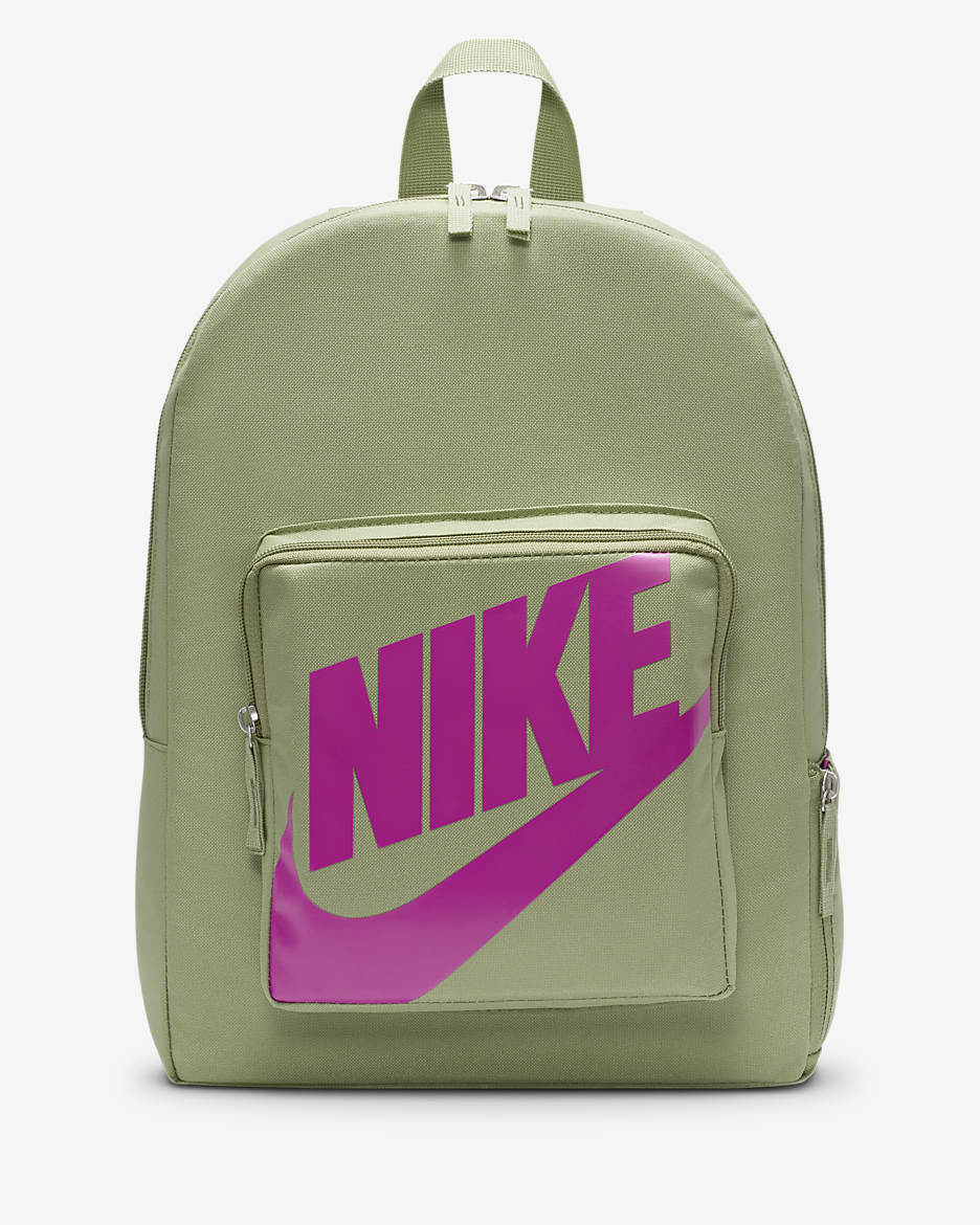 Ryggsäck Nike Classic för barn (16 l) - Oil Green/Oil Green/Vivid Grape