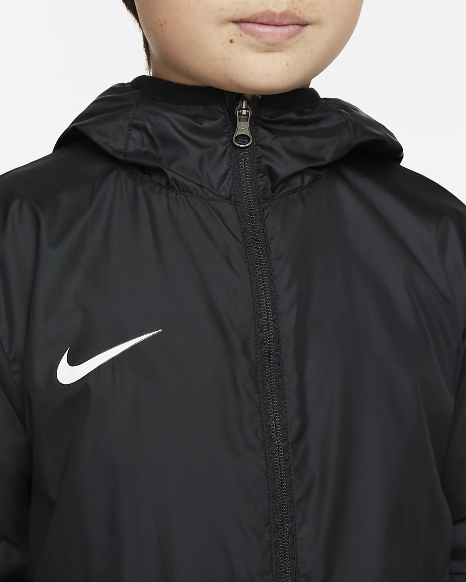 Nike Therma Repel Park Big Kids' Soccer Jacket - Black/White