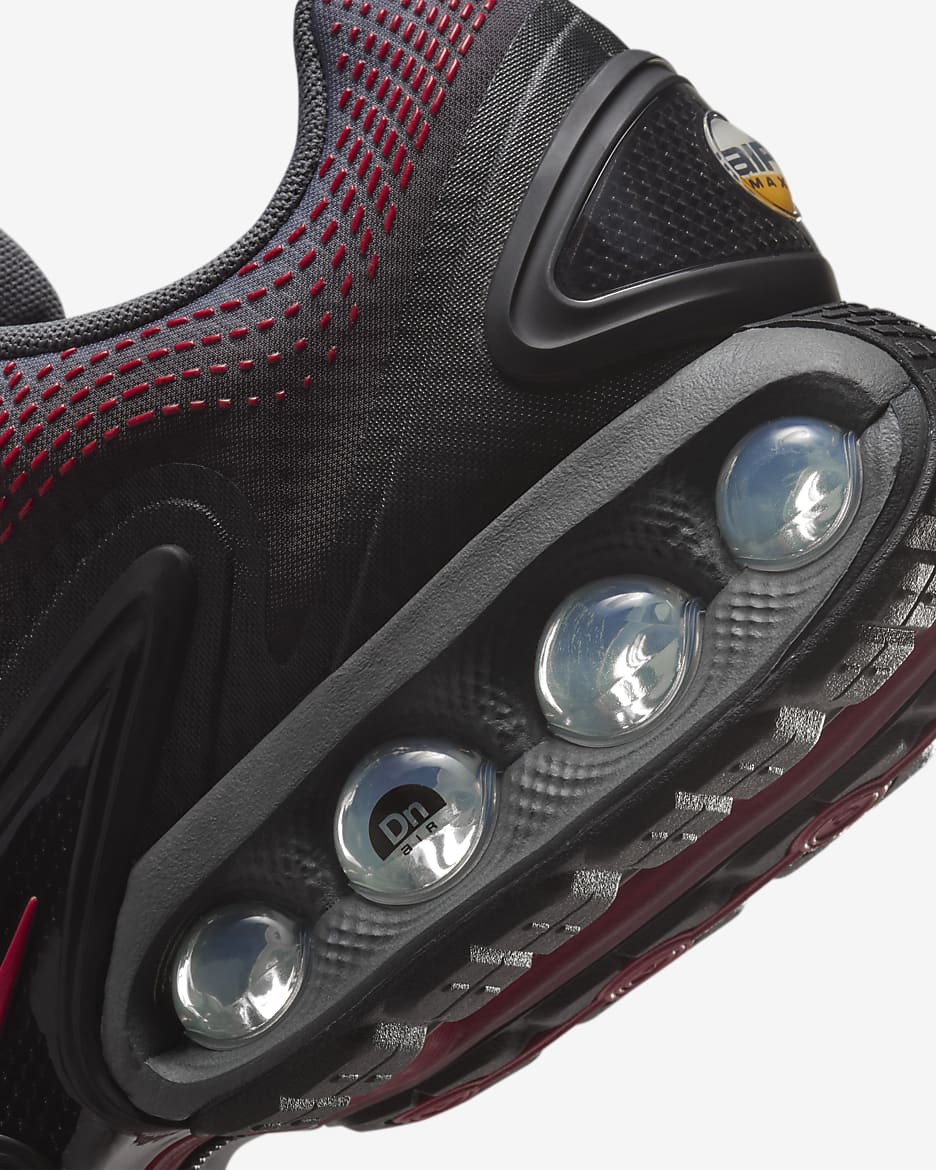 Nike Air Max DN Shoes - Black/Iron Grey/University Red