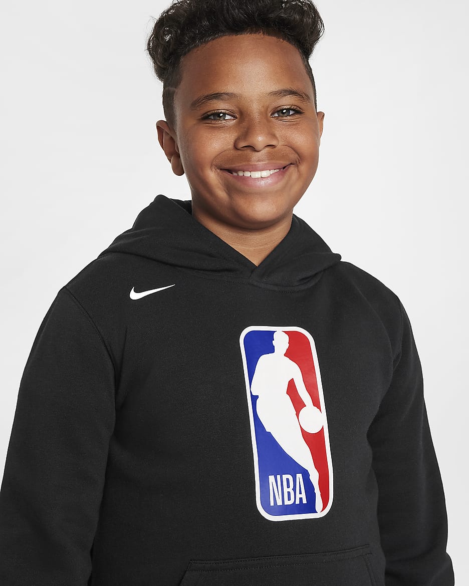 Hoodie NBA Nike Team 31 Club Fleece Júnior - Preto