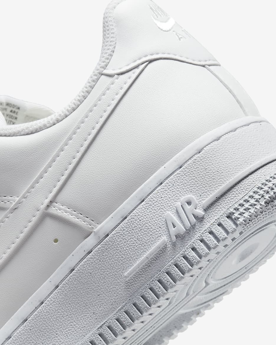 Nike Air Force 1 '07 Next Nature Zapatillas - Mujer - Blanco/Negro/Plata metalizado/Blanco