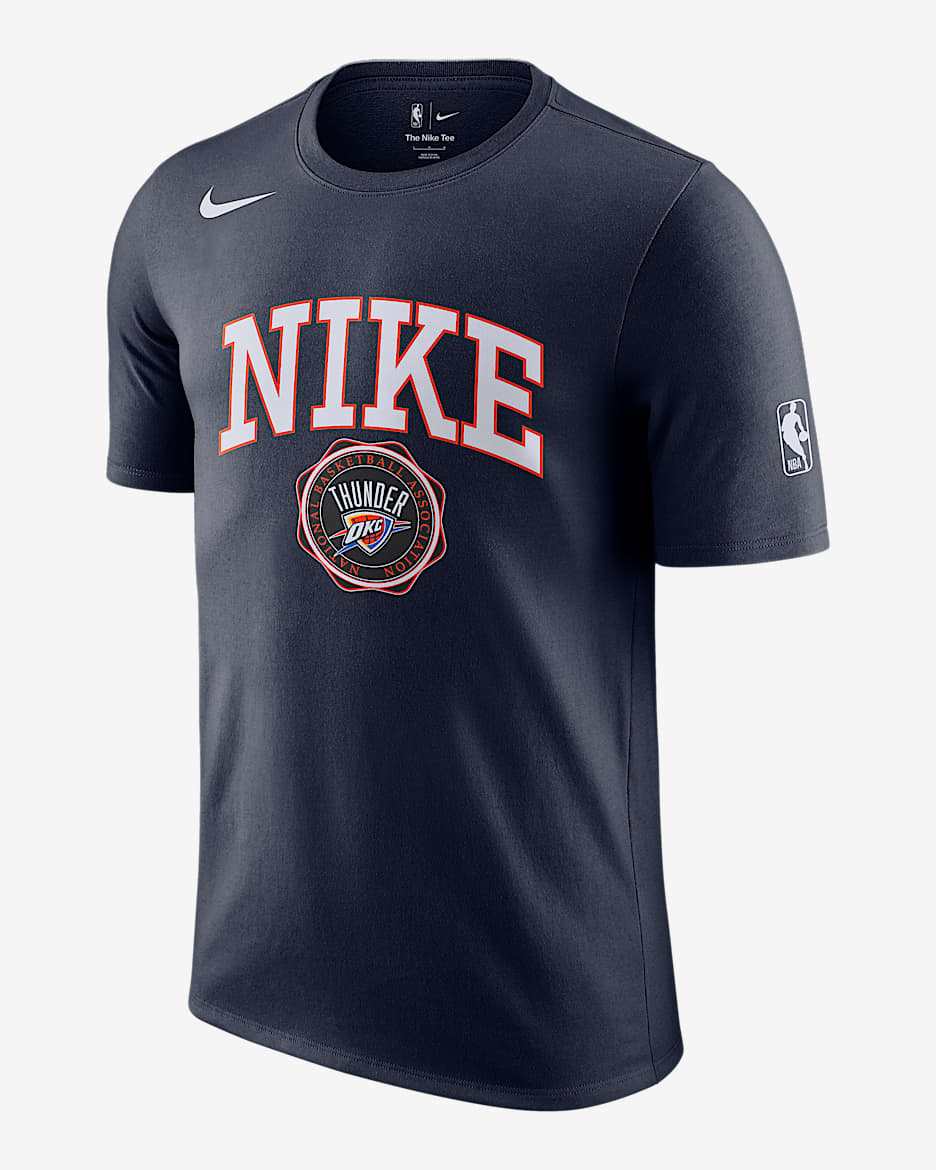 Oklahoma City Thunder Essential Men's Nike NBA T-Shirt - College Navy
