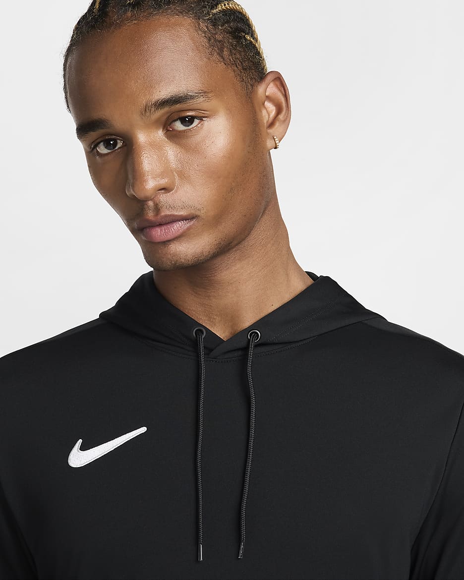 Nike Academy Men's Dri-FIT Soccer Hoodie - Black/Black/White