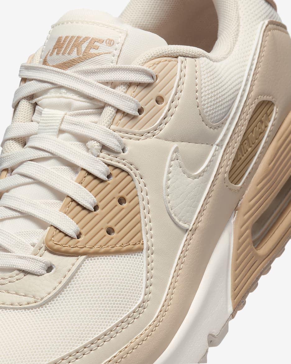 Nike Air Max 90 Women's Shoes - Phantom/Sanddrift/Light Orewood Brown/Sail