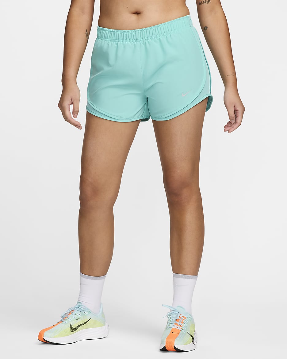 Nike Tempo Women's Brief-Lined Running Shorts - Green Frost/Green Frost/Wolf Grey