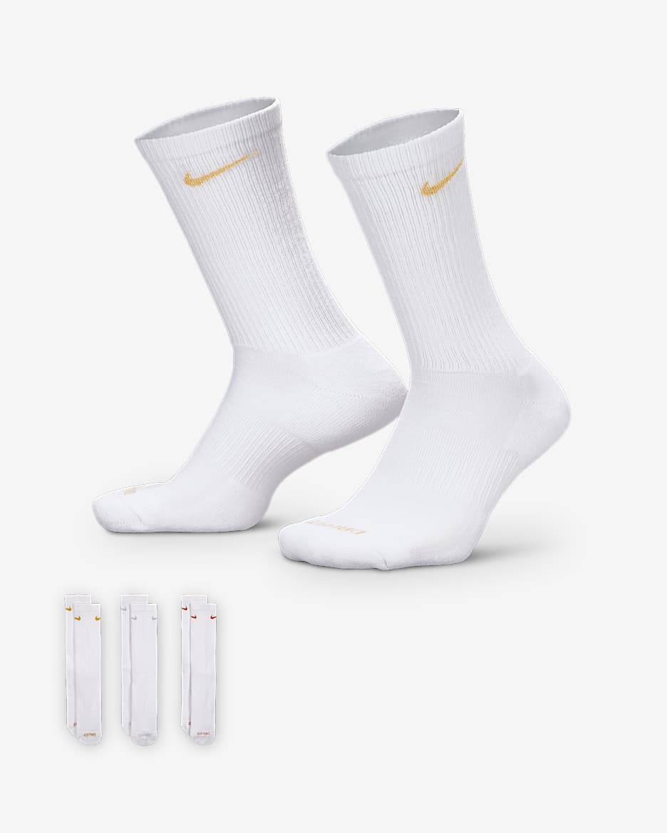 Nike Everyday Plus Cushioned Mitjons alts d'entrenament (3 parells) - Multicolor