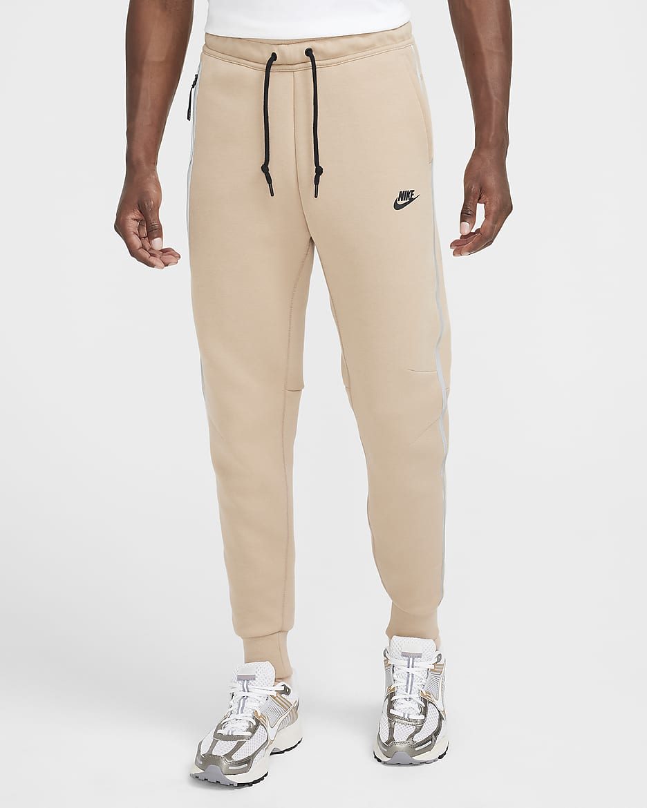 Nike Tech Men's Fleece Joggers - Hemp/Black