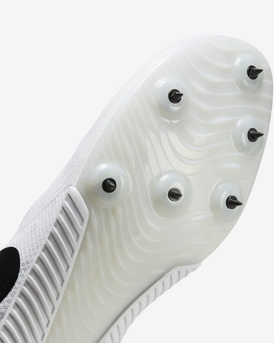 Nike Zoom Rival Track & Field Multi-Event Spikes - White/Metallic Silver/Black