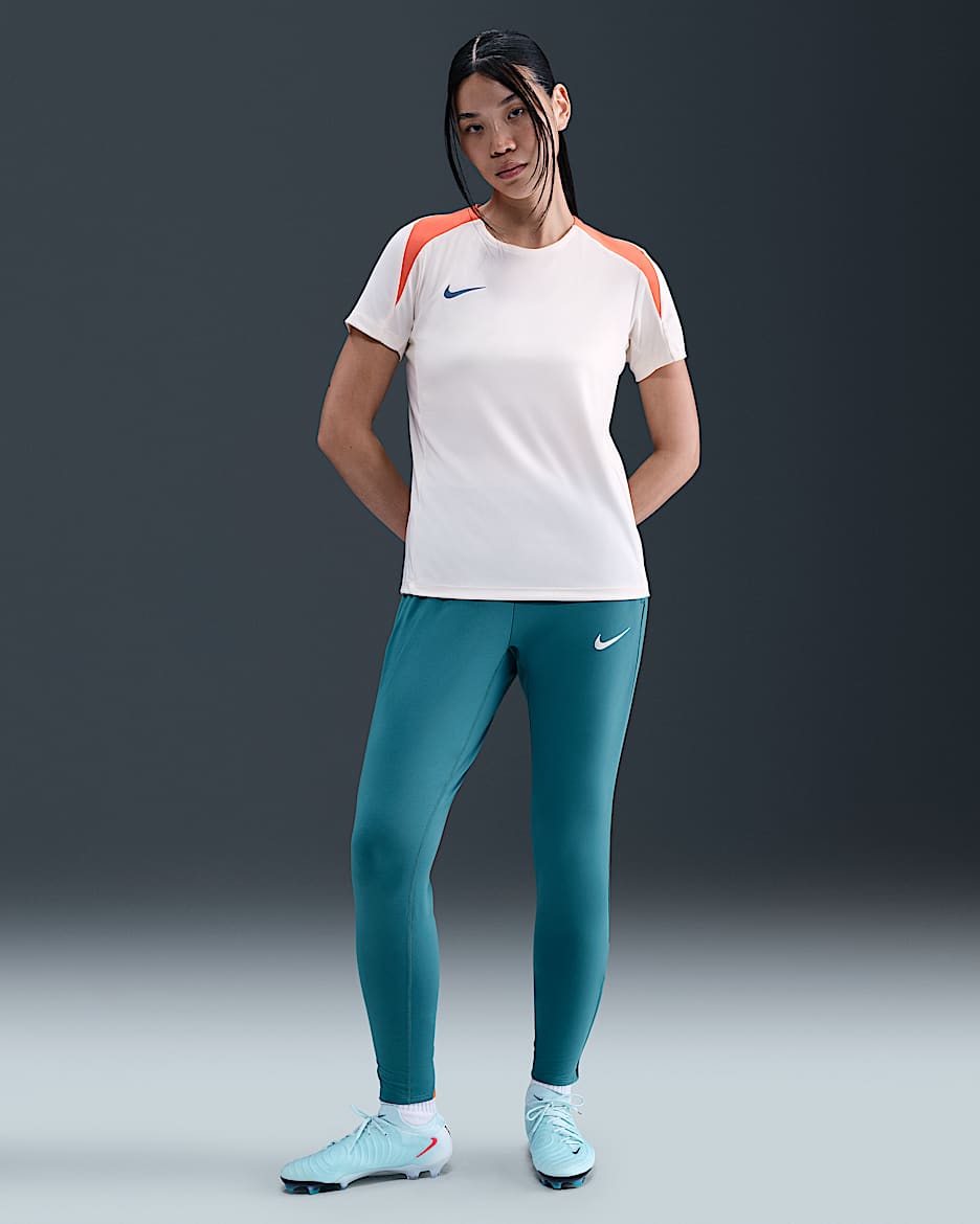 Nike Strike Women's Dri-FIT Soccer Pants - Smokey Blue/Turf Orange/Chalk
