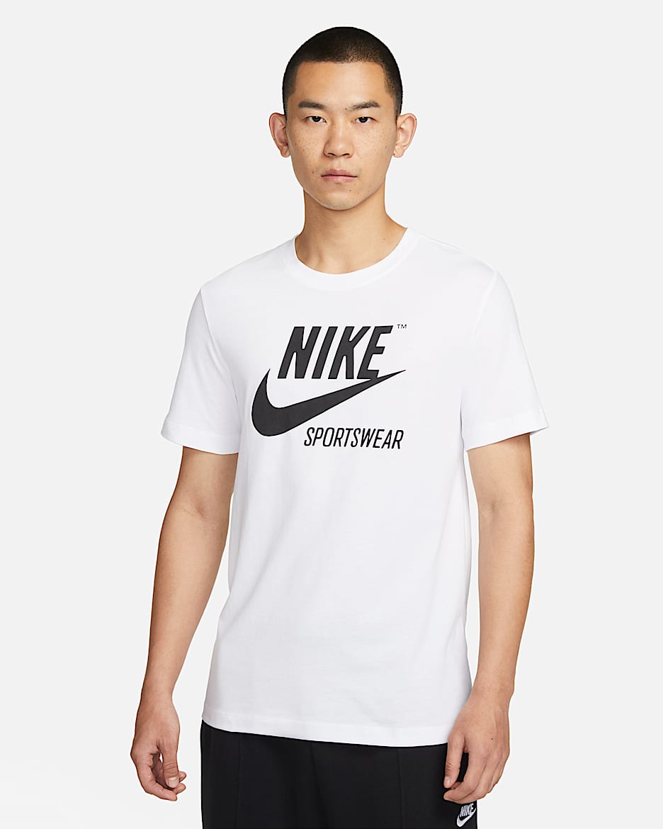 Nike Sportswear Men's T-Shirt - White/Black