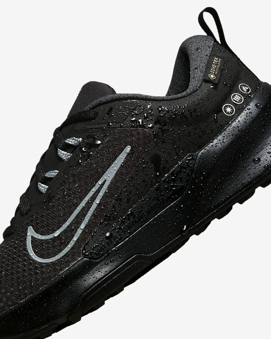 Nike Juniper Trail 2 GORE-TEX női vízhatlan terepfutócipő - Fekete/Anthracite/Cool Grey