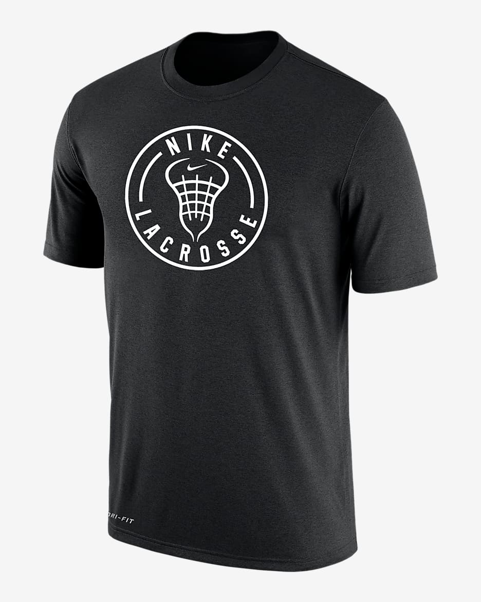 Playera para hombre Nike Swoosh Lacrosse - Negro