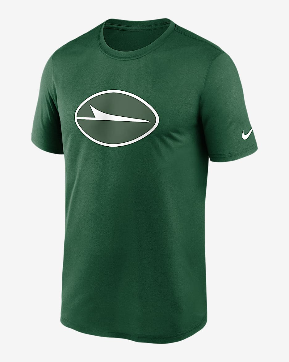 New York Jets Primetime Legend Logo Men's Nike Dri-FIT NFL T-Shirt - Green