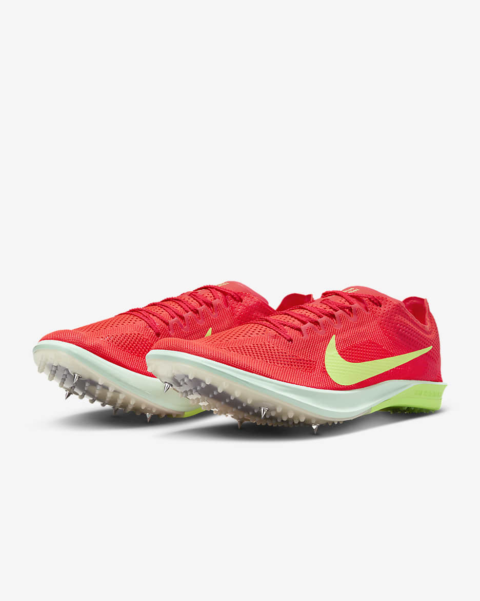 Nike Dragonfly 2 Track & Field Distance Spikes - Bright Crimson/Hyper Crimson/Lime Blast/Cave Purple