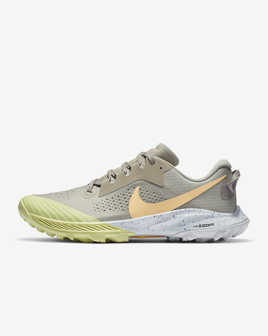 Nike Air Zoom Terra Kiger 6 Women's Trail Running Shoes - Stone/Enigma Stone/Limelight/Melon Tint