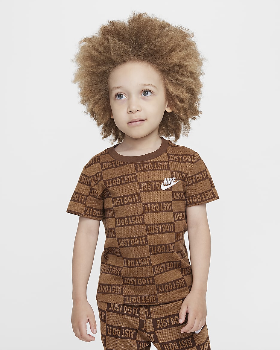 Playera de jacquard infantil Nike "Just Do It" - Lino