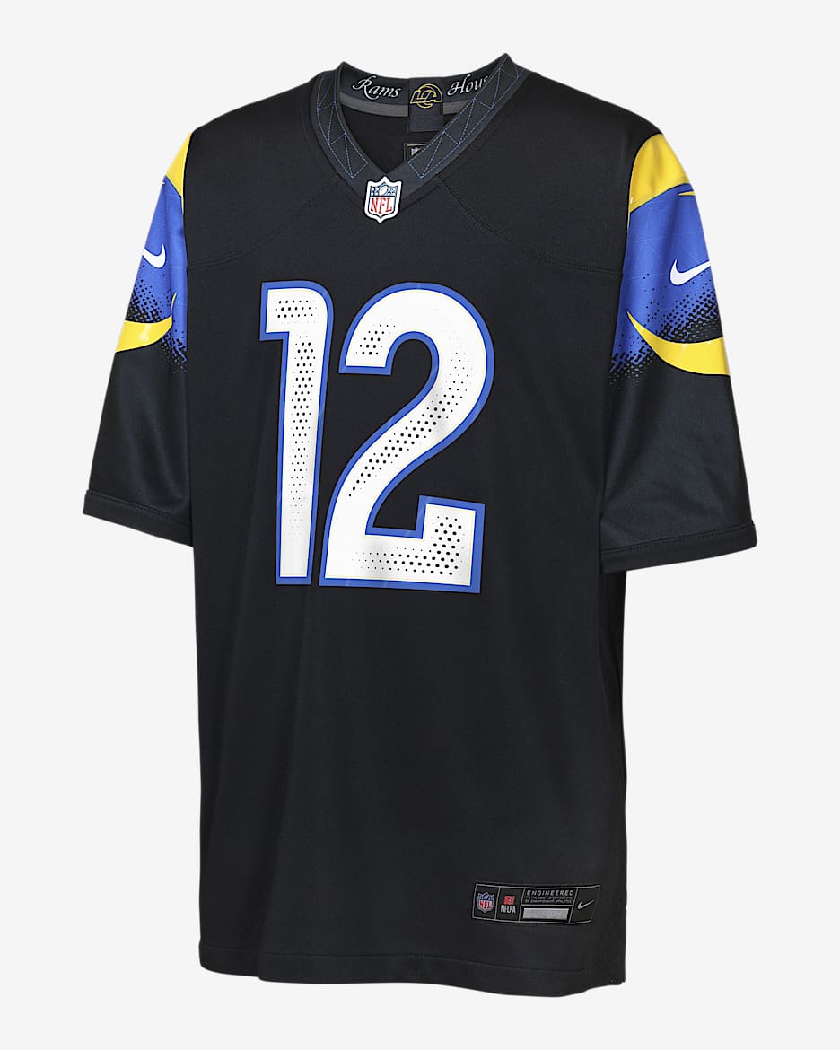 Puka Nacua Los Angeles Rams Rivalries Collection Big Kids' Nike NFL Game Jersey - Blue