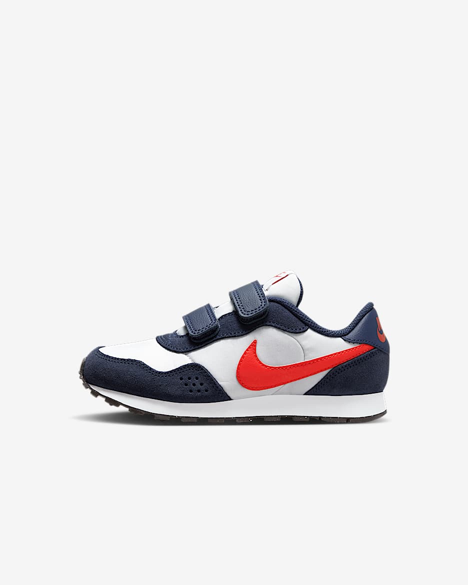 Nike MD Valiant Little Kids' Shoes - Midnight Navy/White/Black/Picante Red