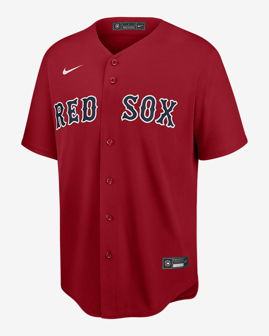 Camiseta de béisbol réplica para hombre MLB Boston Red Sox - Rojo