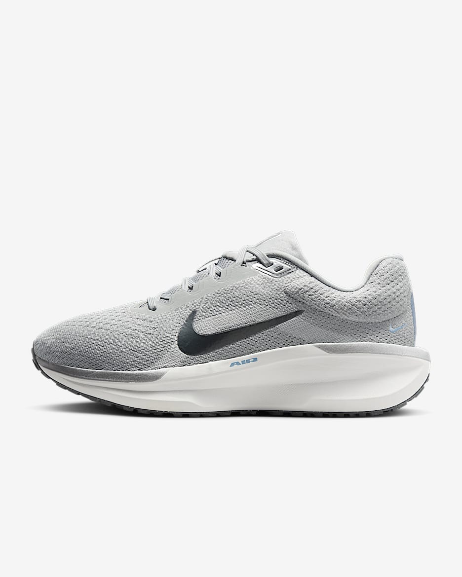 Tenis de correr en pavimento para mujer Nike Winflo 11 - Gris humo claro/Rosa eco/Blanco cumbre/Peltre metalizado