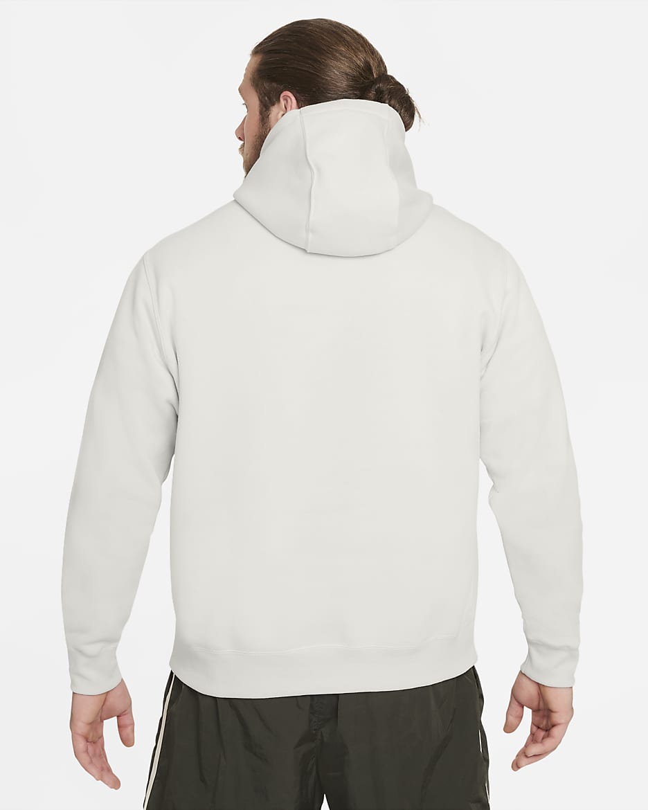 Sudadera con gorro sin cierre Nike Sportswear Club Fleece - Hueso claro/Hueso claro/Blanco