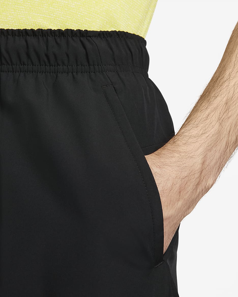 Nike Dri-FIT Flex Men's 9" (23cm approx.) Woven Fitness Shorts - Black/White