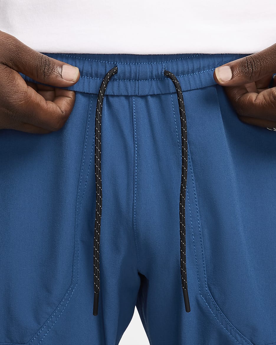 Nike Air Max Men's Woven Cargo Trousers - Court Blue/Black/White