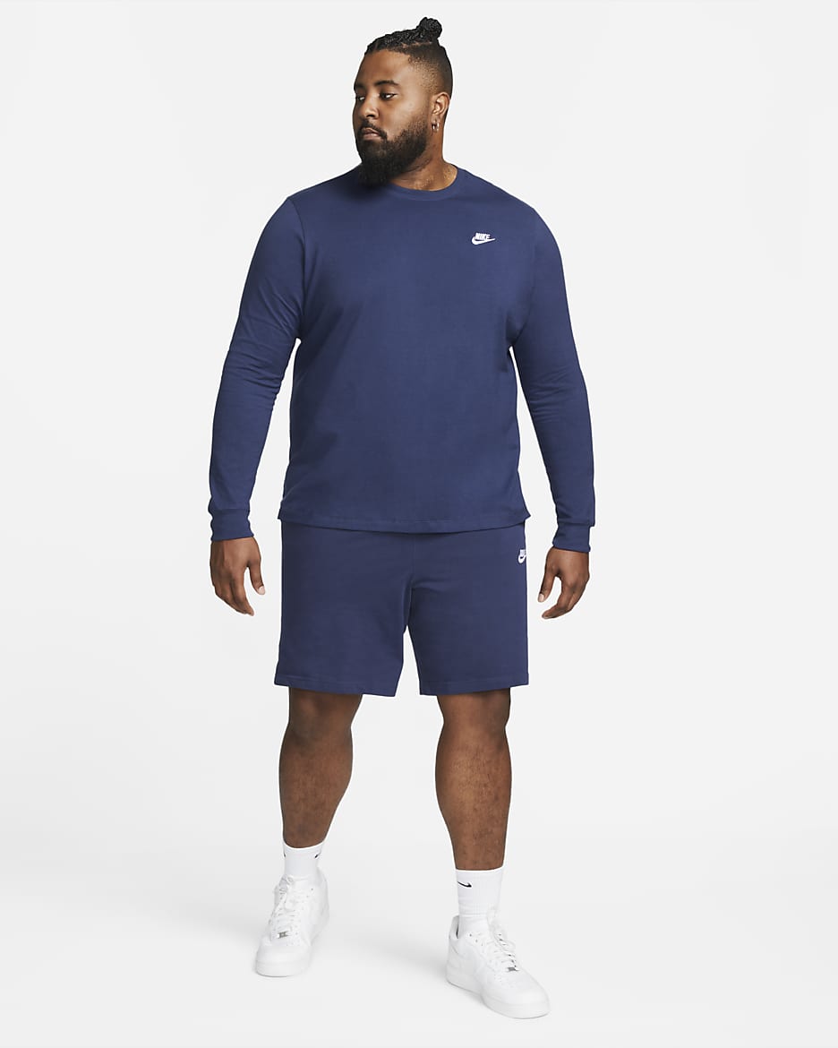 Nike Sportswear Club Men's Shorts - Midnight Navy/White