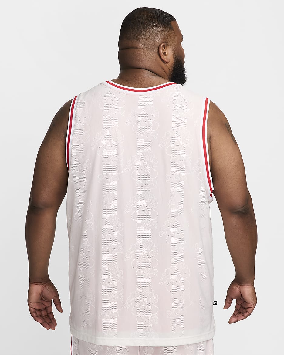 Giannis Dri-FIT DNA Basketballtrikot für Herren - Sail/Weiß/Weiß