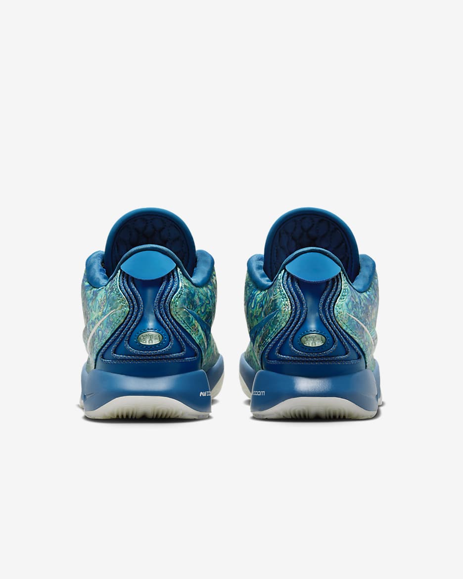 LeBron XXI Basketball Shoes - Industrial Blue/Photon Dust/Emerald Rise/Metallic Silver