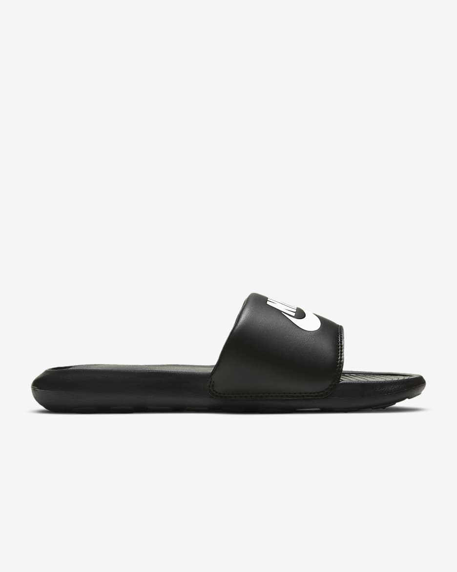 Nike Victori One Women's Slides - Black/Black/White