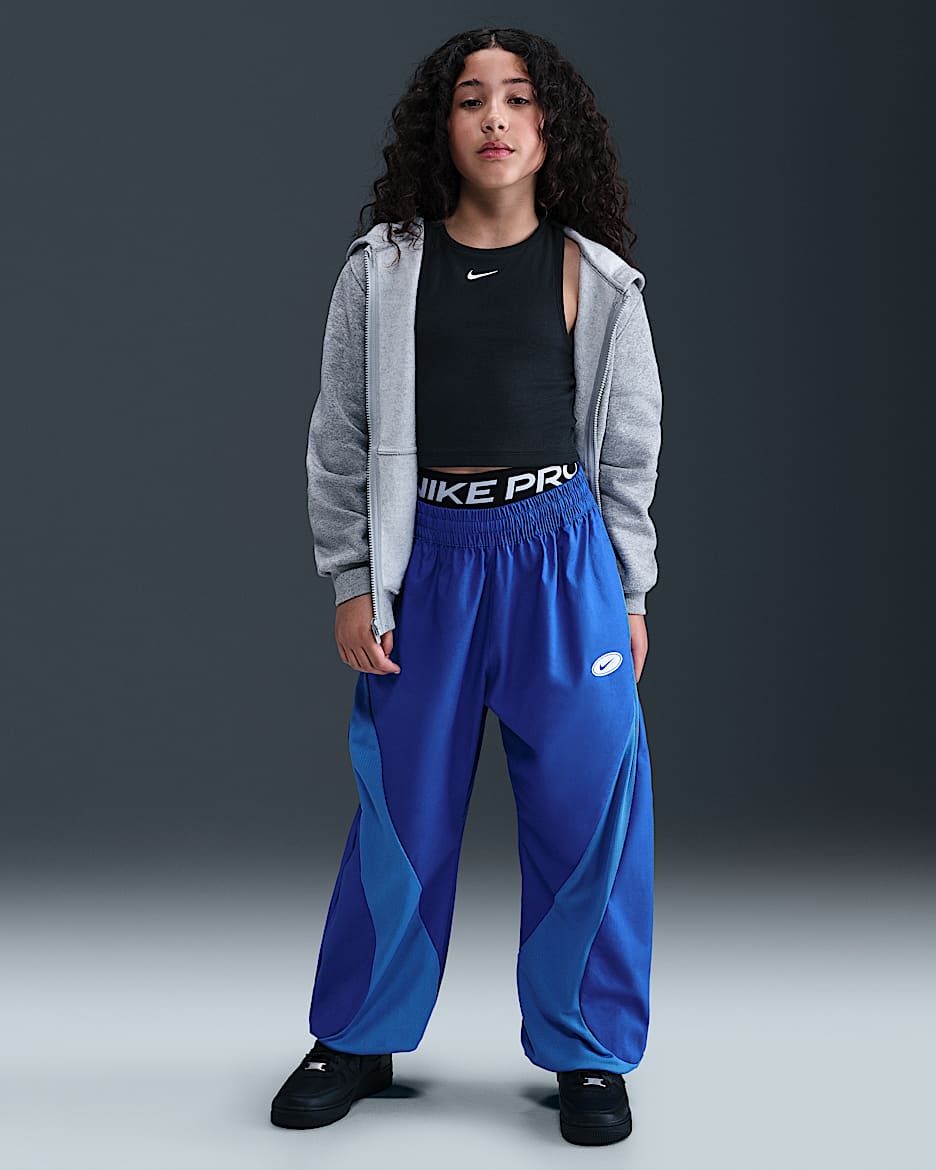 Pantalones para niña Nike Sportswear - Royal juego/Azul fuente