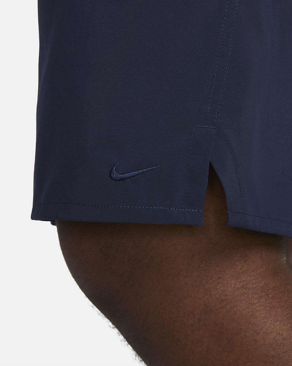 Short non doublé Nike Unlimited Dri-FIT 18 cm pour homme - Obsidian/Noir/Obsidian