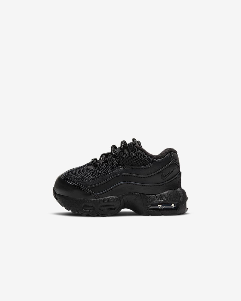Bota Nike Air Max 95 Recraft pro kojence a batolata - Černá/Černá/Bílá/Černá