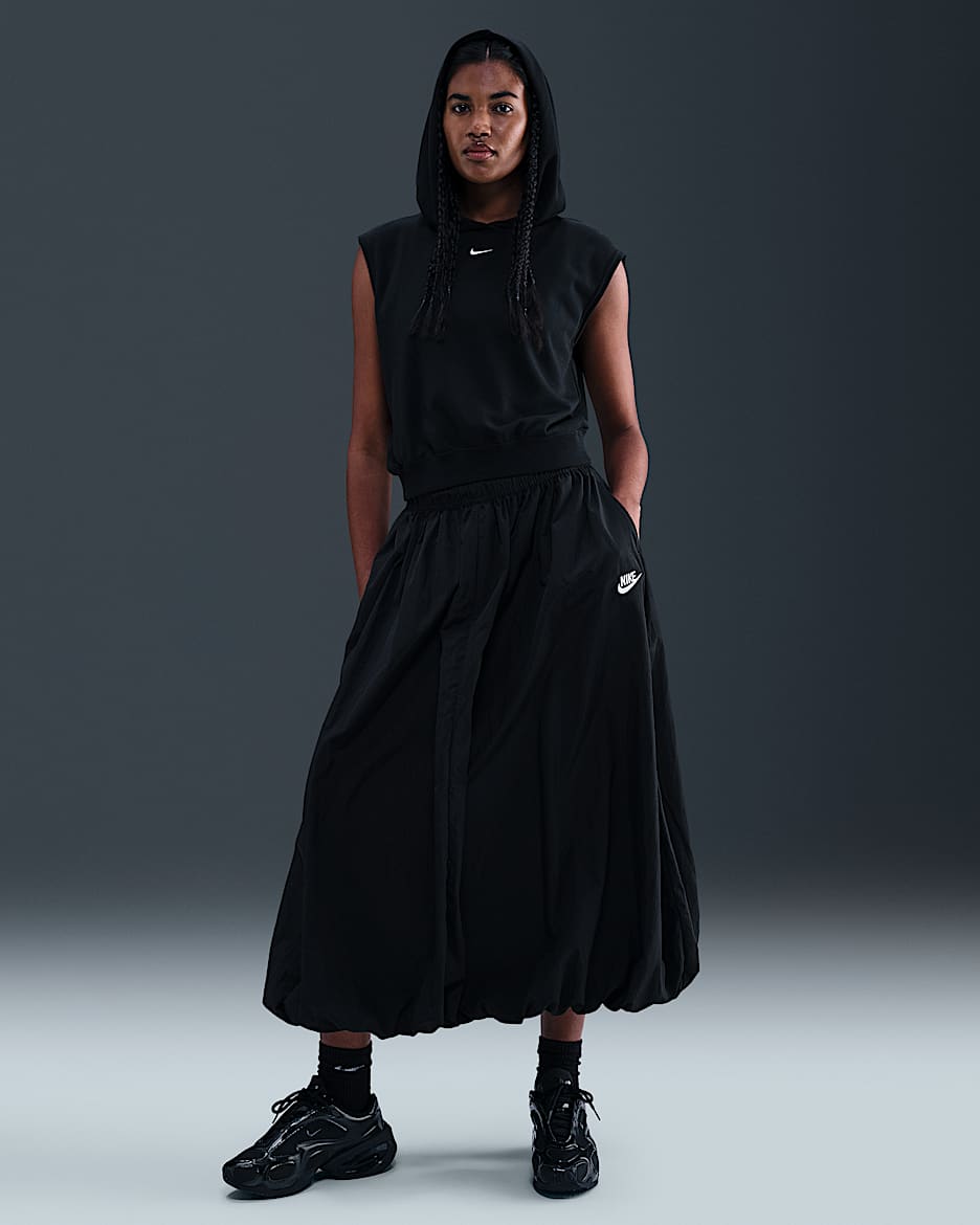 Nike Sportswear Windrunner Women's Skirt - Black/Sail