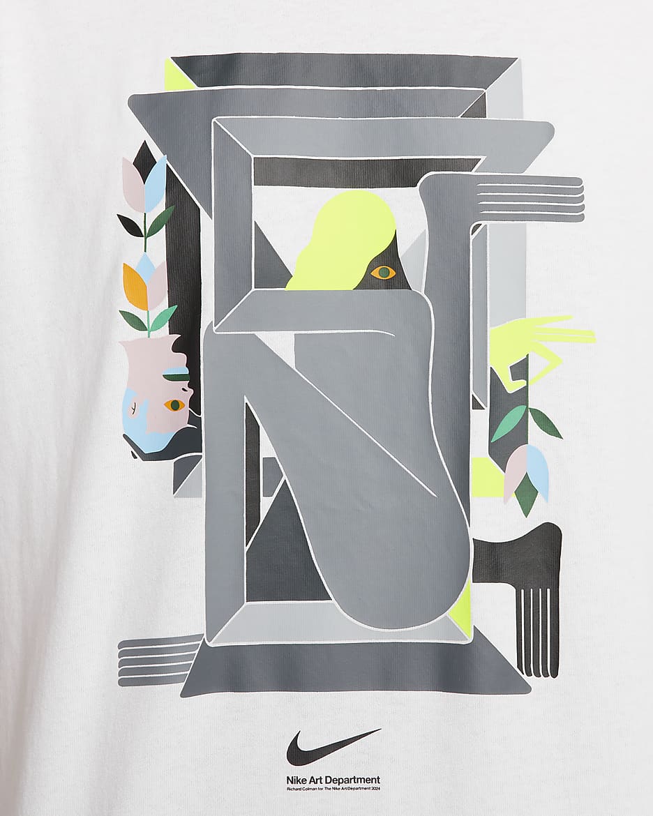 Nike Sportswear Men's T-Shirt - White/Cool Grey