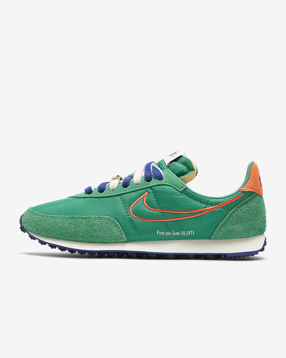 Sko Nike Waffle Trainer 2 för män - Green Noise/Sail/Deep Royal Blue/Orange