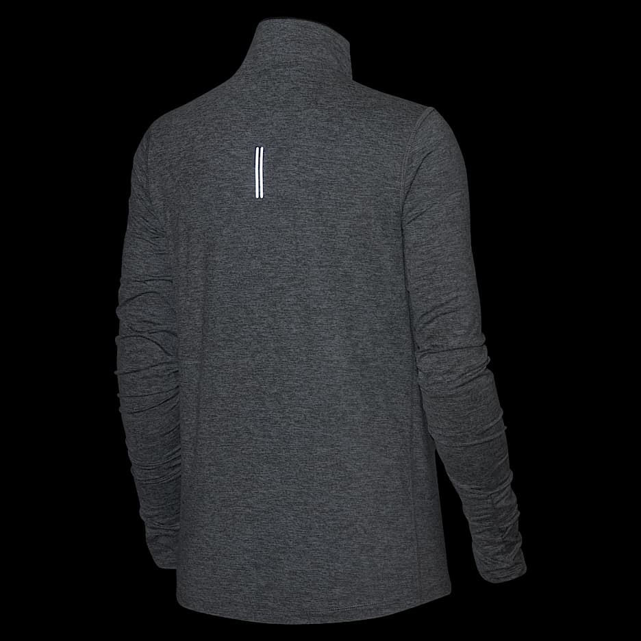Haut de running demi-zippé Nike pour Femme - Smoke Grey/Light Smoke Grey/Heather
