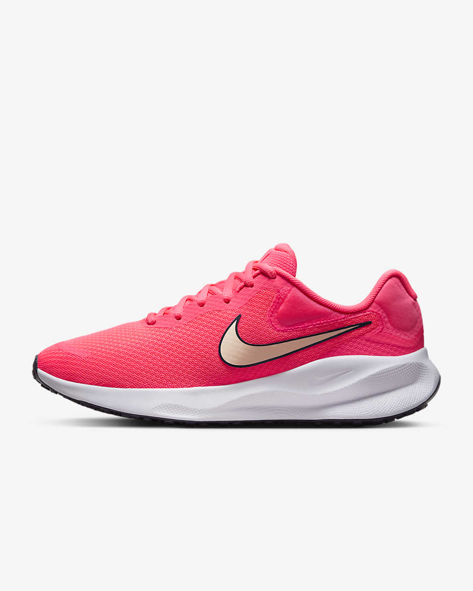 Tenis de correr en pavimento para mujer Nike Revolution 7 - Ponche cálido/Pasa oscuro/Tinte carmesí