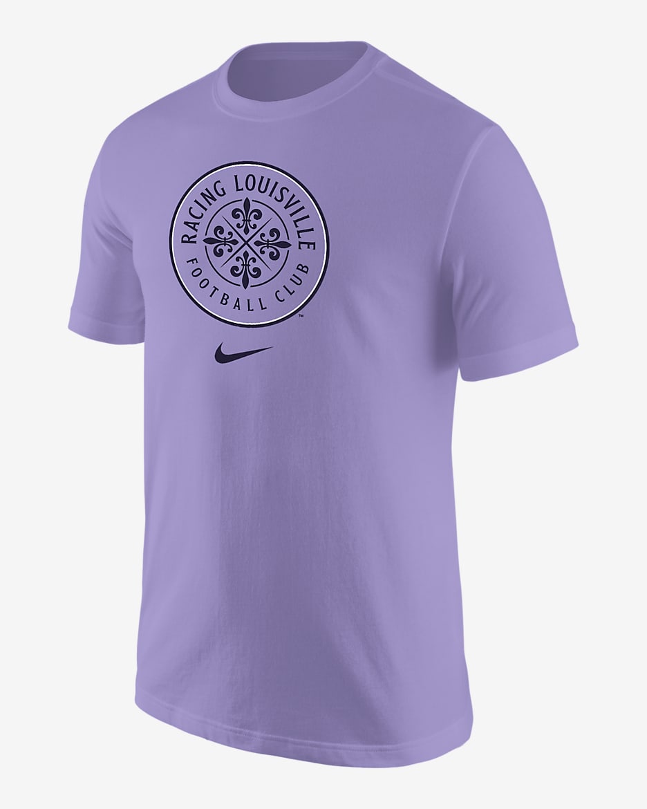 Racing Louisville FC Men's Nike NWSL T-Shirt - Lavender Mist