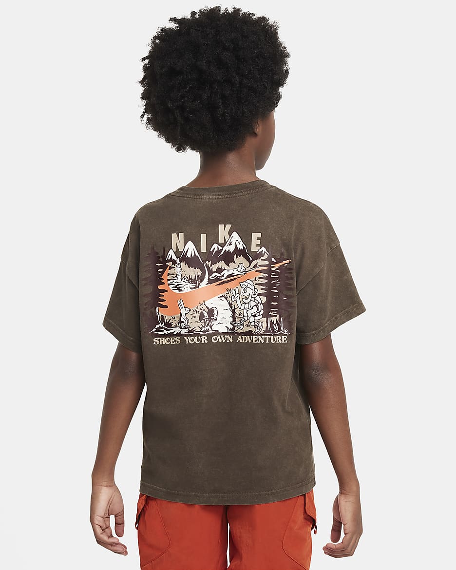 Nike Sportswear Older Kids' T-Shirt - Cacao Wow