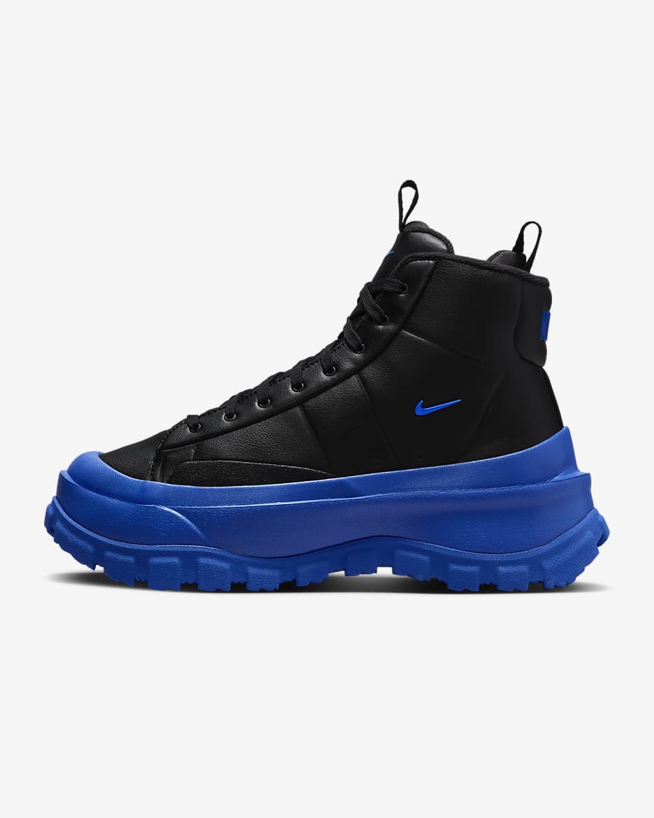 Sapatilhas preparadas para o inverno Nike Blazer Roam Mid para mulher - Preto/Azul Racer