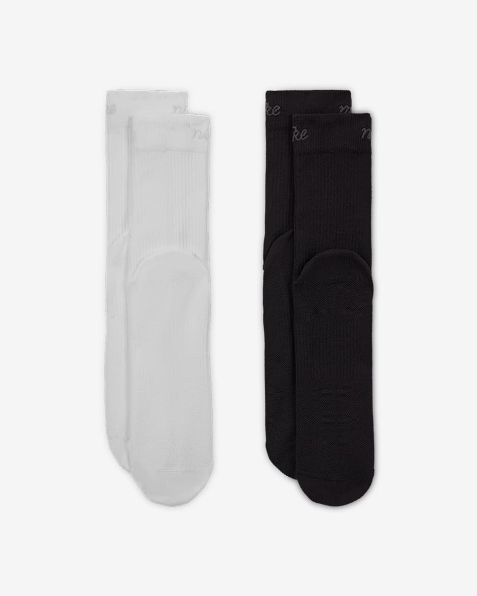 Nike Everyday Plus Women's Lightweight Crew Socks (2-Pair)