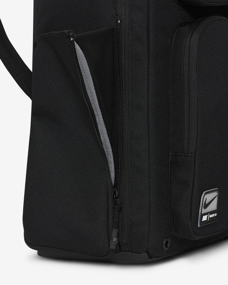 Sac à dos Nike Utility Elite (37 L) - Noir/Noir/Blanc