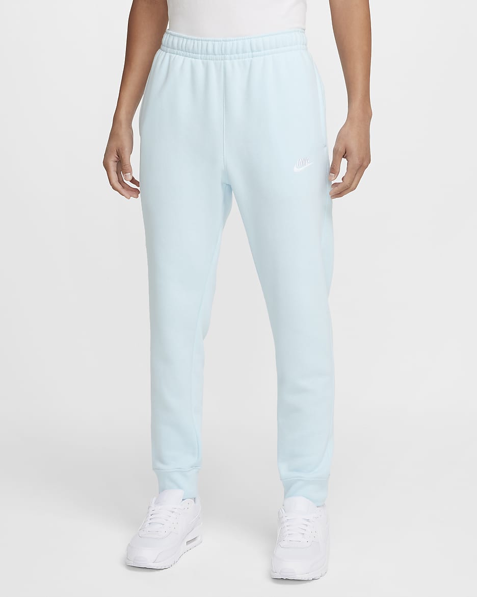 Nike Sportswear Club Fleece Joggers - Glacier Blue/Glacier Blue/White